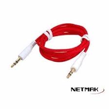 CABLE DE AUDIO NETMAK 1M M/M 
